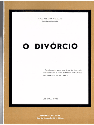 O divórcio