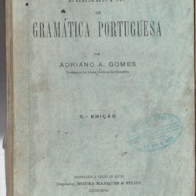 Elementos de gramática portuguesa 1