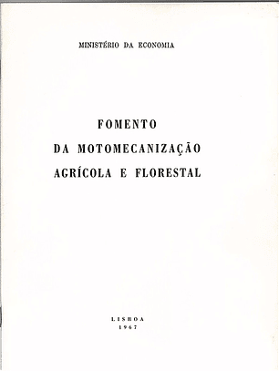 Fomento da motomecanização agrícola e florestal