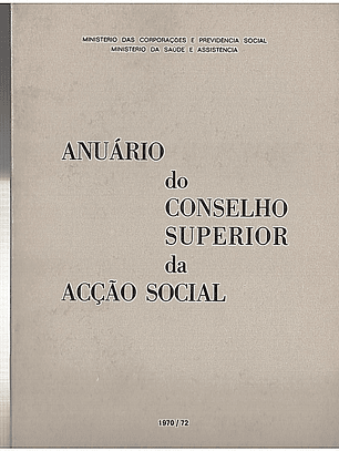 Anuário do conselho superior da acção social