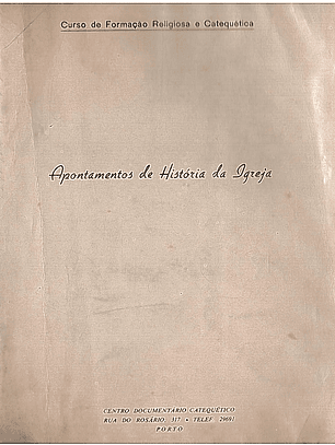 Apontamentos de história da igreja