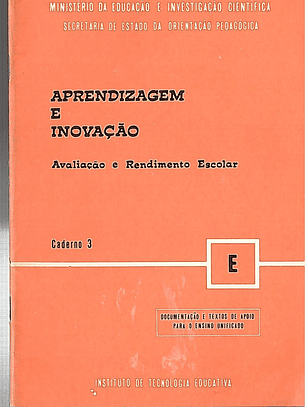 Aprendizagem e inovação caderno 3 série E
