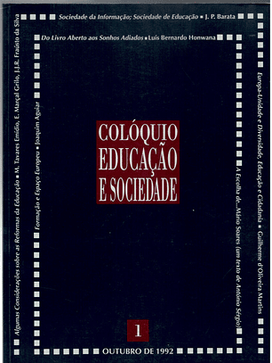 Colóquio educação e sociedade - Volume 1