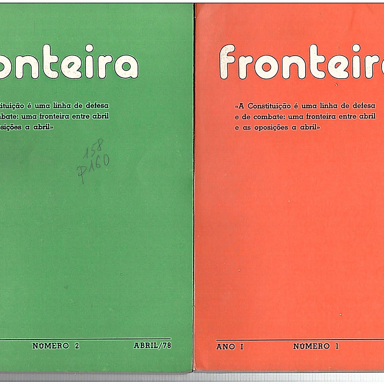 Fronteira (revista - vol 1) 1