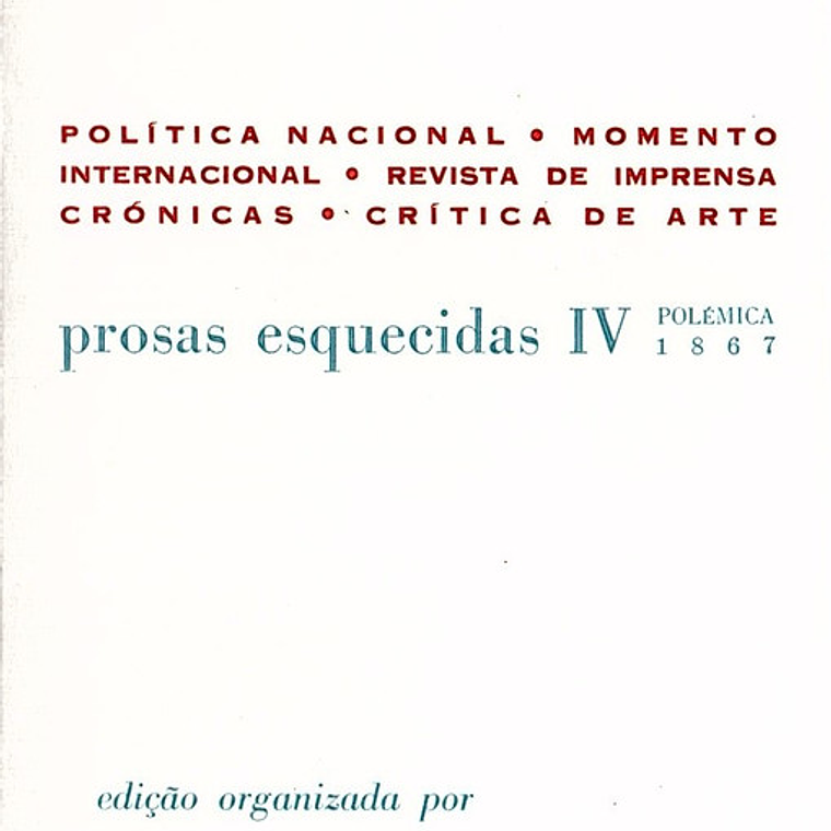 Prosas esquecidas (volume 4) 1