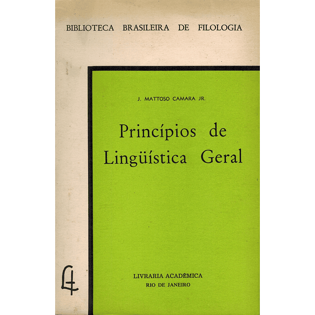 Princípios de Linguística geral
