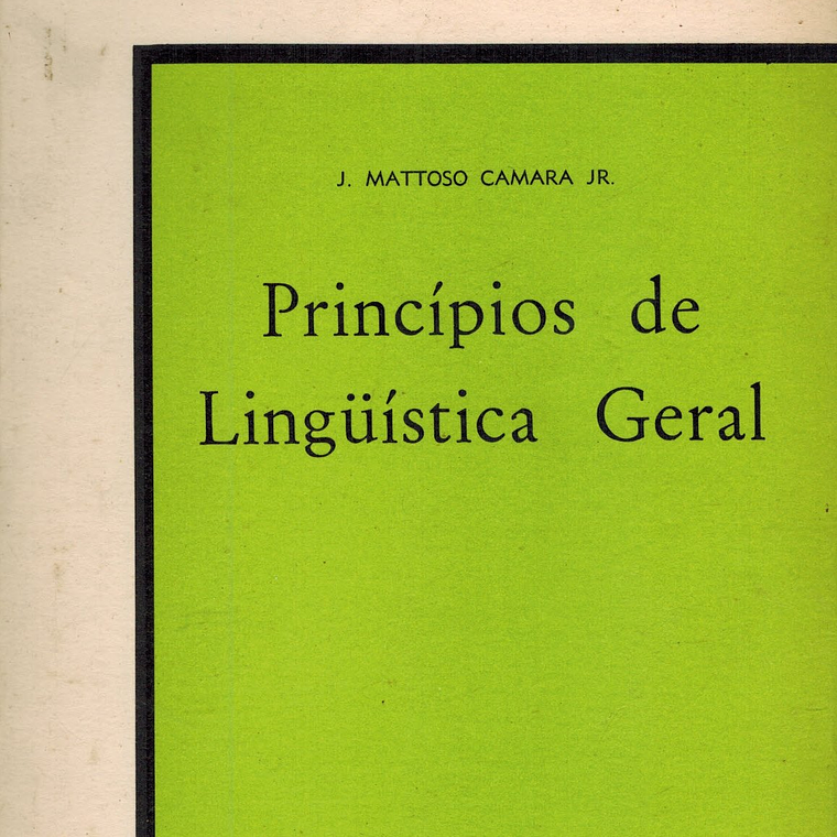 Princípios de Linguística geral 1