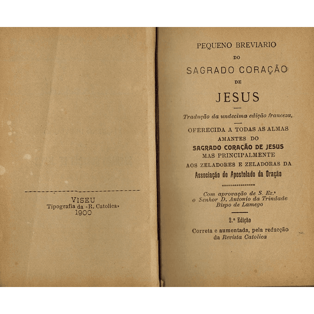 Pequeno breviário do Sagrado Coração de Jesus