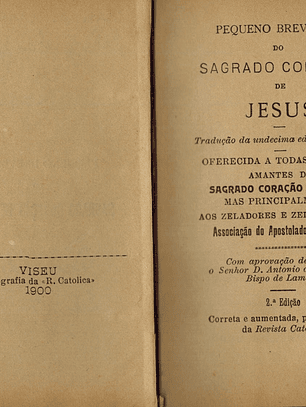 Pequeno breviário do Sagrado Coração de Jesus