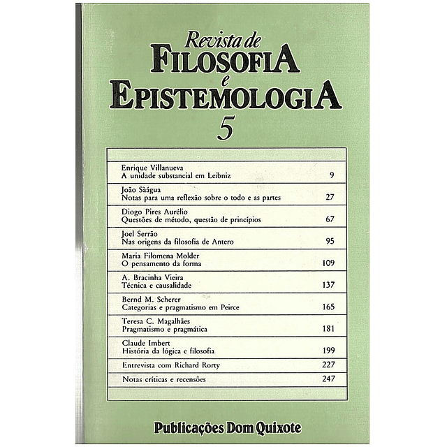 Revista de filosofia e epistemologia