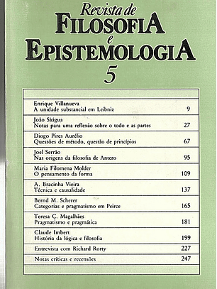 Revista de filosofia e epistemologia