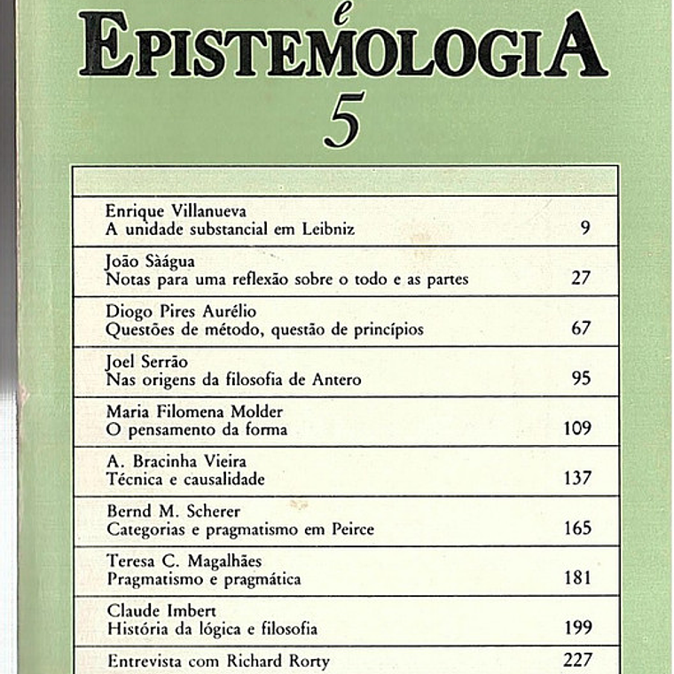 Revista de filosofia e epistemologia 1