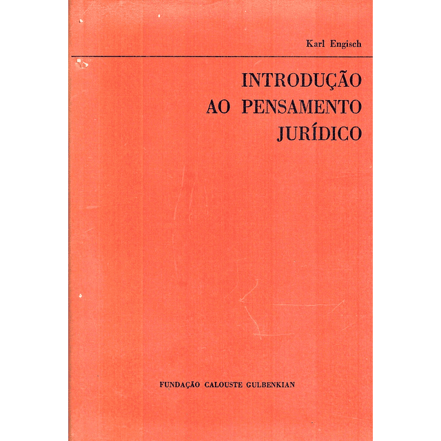 Introdução ao pensamento jurídico