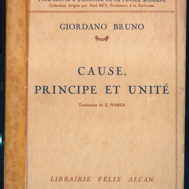Cause, Principe et Unité 1