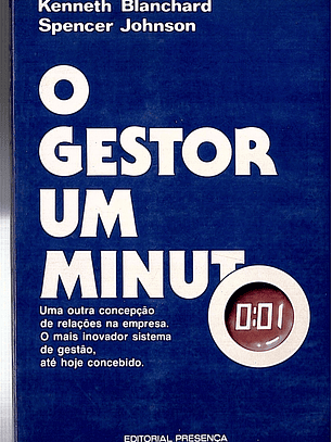 O gestor um minuto