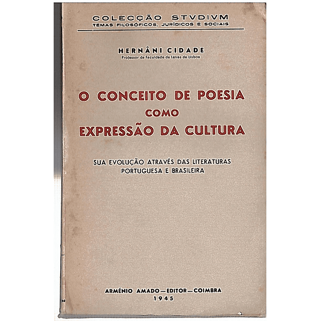 O conceito de poesia como expressão da cultura