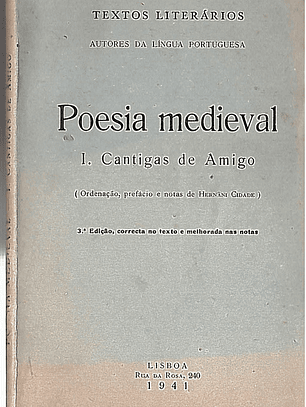 Poesia medieval - Cantigas de amigo
