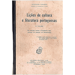 Lições de cultura e literatura portuguesas