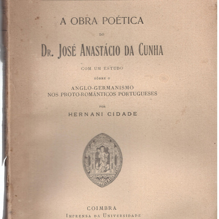 A Obra Poética do Dr. José Anastácio da Cunha 1