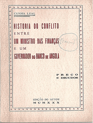 História do conflito entre um ministro das finanças e um governador do banco de angola