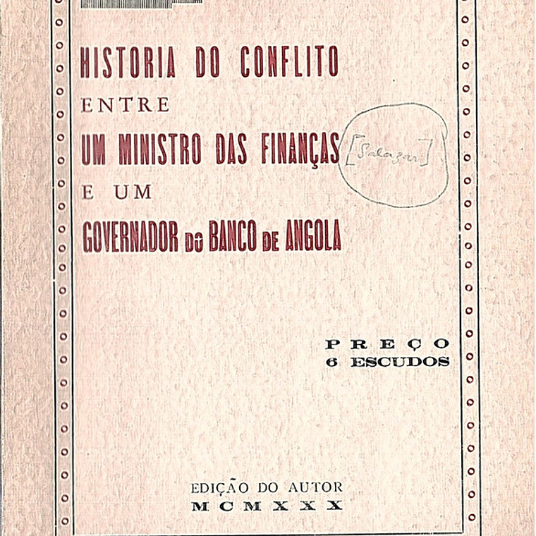 História do conflito entre um ministro das finanças e um governador do banco de angola 1