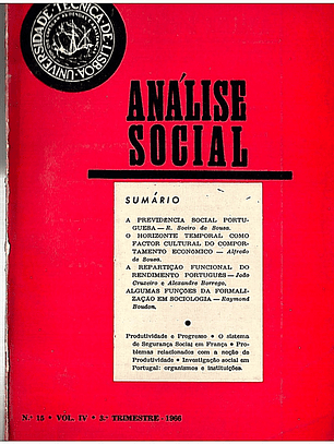 ANÁLISE SOCIAL n 15