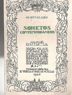 Revista da coleção Patrícia - Sonetos contemporâneos