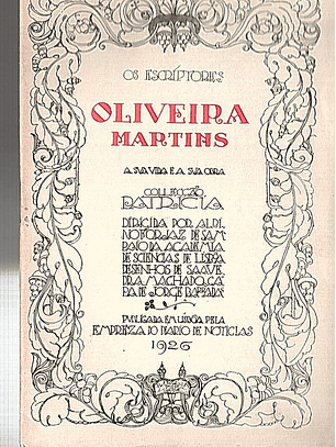 Oliveira Martins - os Escriptores