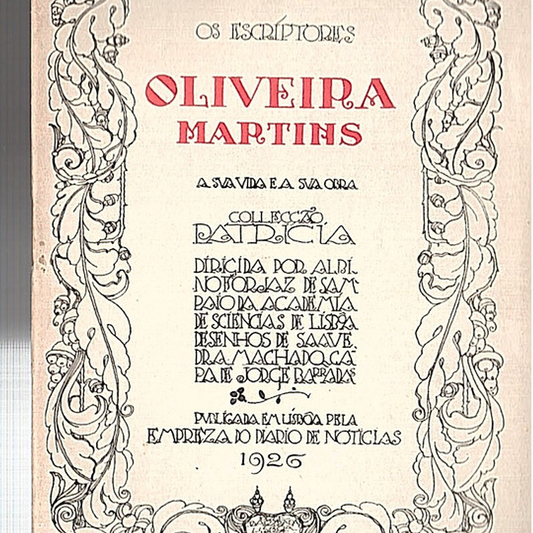 Oliveira Martins - os Escriptores 1