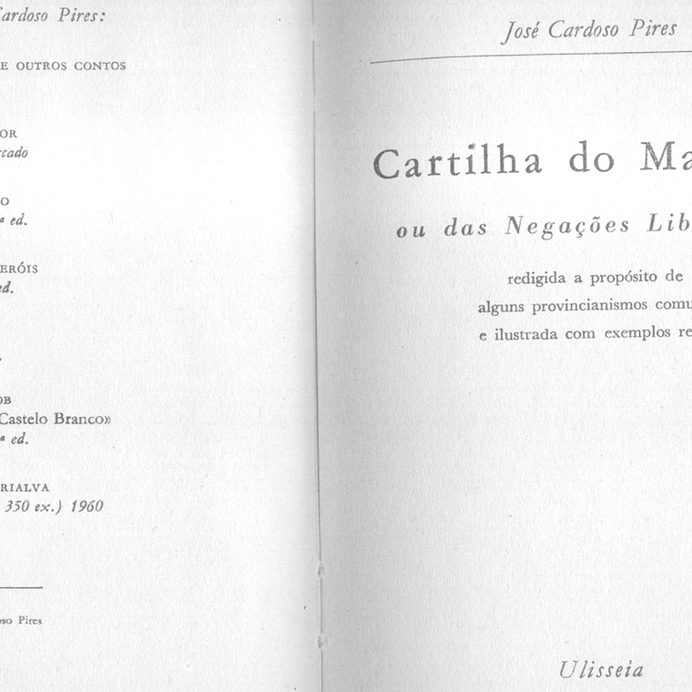 Cartilha do Marialva ou das Negações Libertinas 1