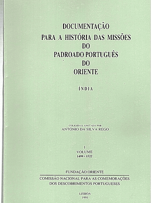 Documentação para a história das missões do padroado português do oriente - Índia 1