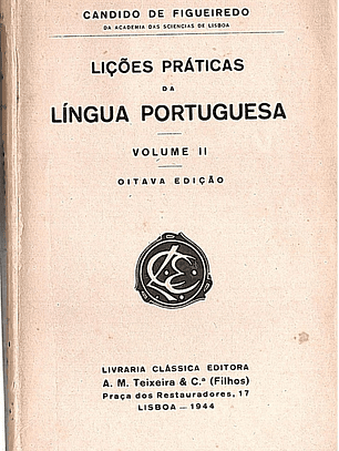 Lições práticas da língua portuguesa - Volume 2