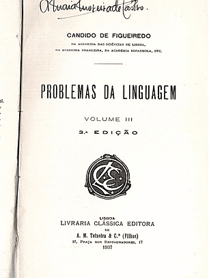 Problemas da linguagem (Volume 3)