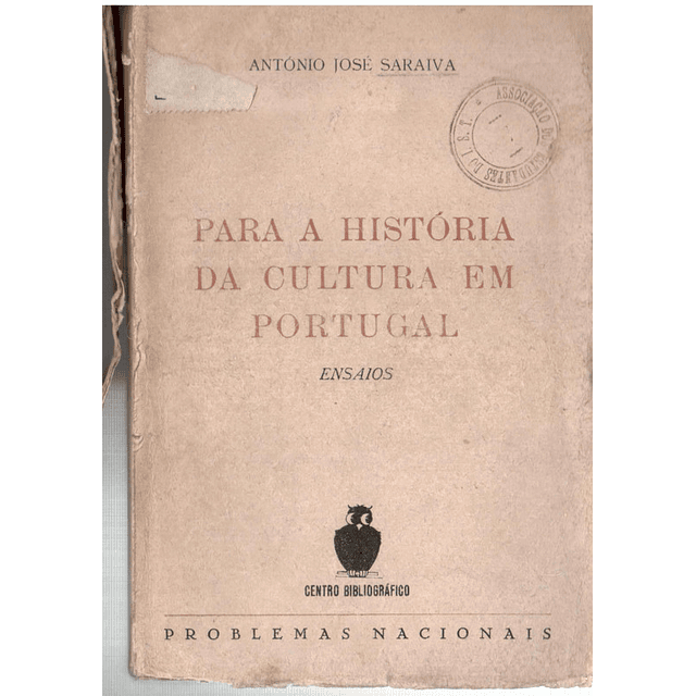 Para a história da cultura em portugal (ensaios)
