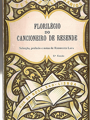 Florilégio do cancioneiro de Resende
