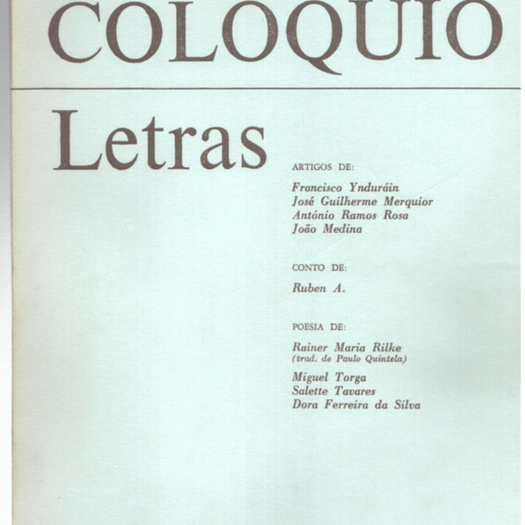 Colóquio letras volume 010 1