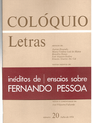 Colóquio letras volume 020