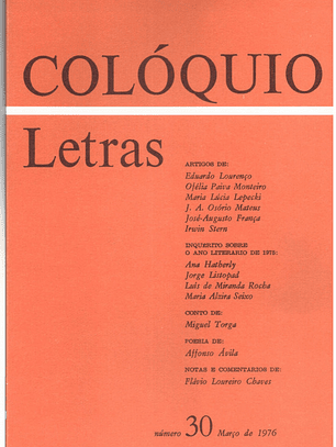 Colóquio letras volume 030