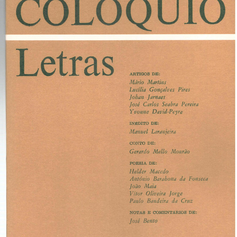 Colóquio letras volume 040 1