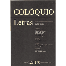 Colóquio letras volume 130