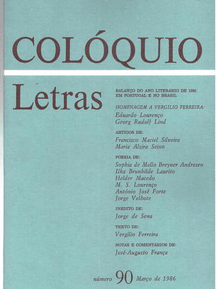 Colóquio letras volume 090
