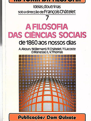 A filosofia das ciências sociais