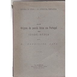Das Origens da poesia lírica em Portugal na idade média