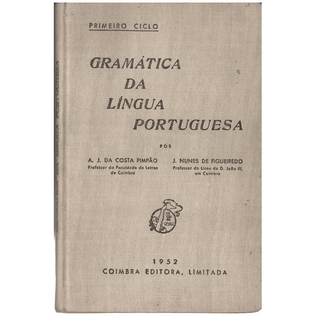 Gramática da língua portuguesa primeiro ciclo