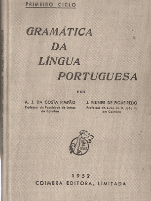 Gramática da língua portuguesa primeiro ciclo