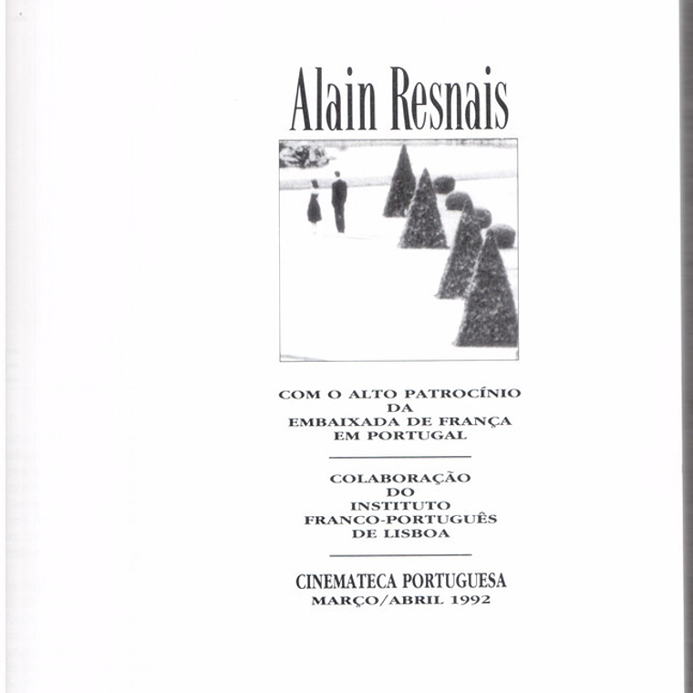 Alain Resnais Com alto Patrocínio da embaixada de França em Portugal 1