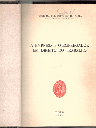 Direito do trabalho - A empresa e o empregador