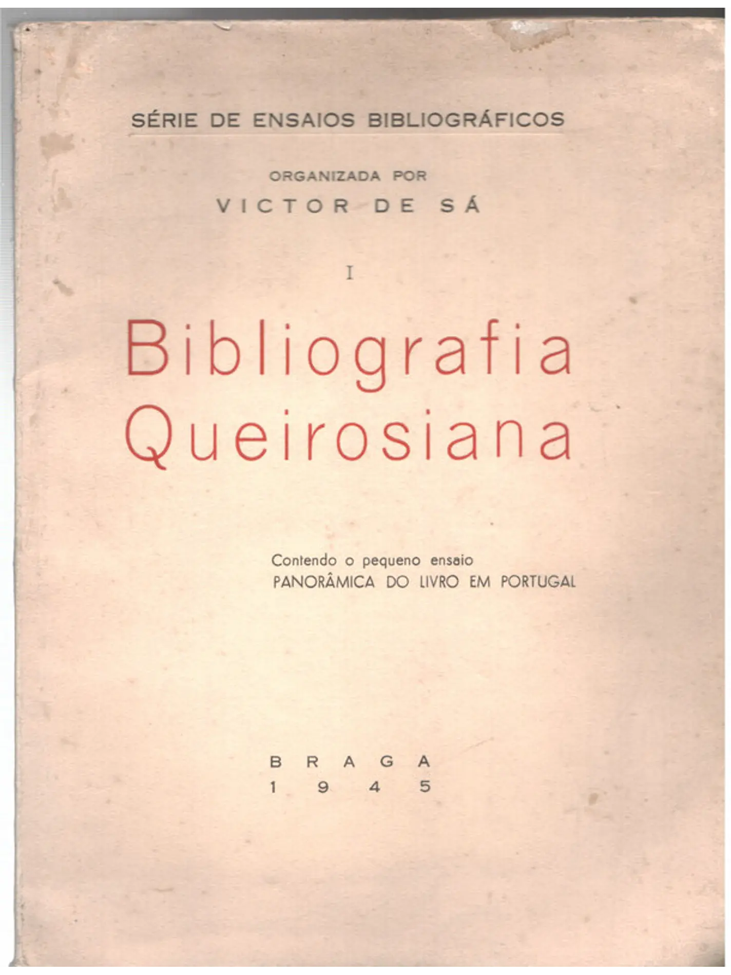 Bibliografia queirosiana 1