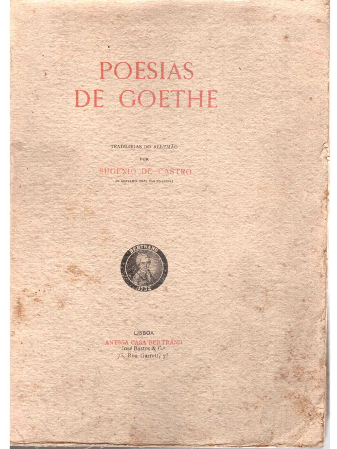 Poesias de Goethe 1