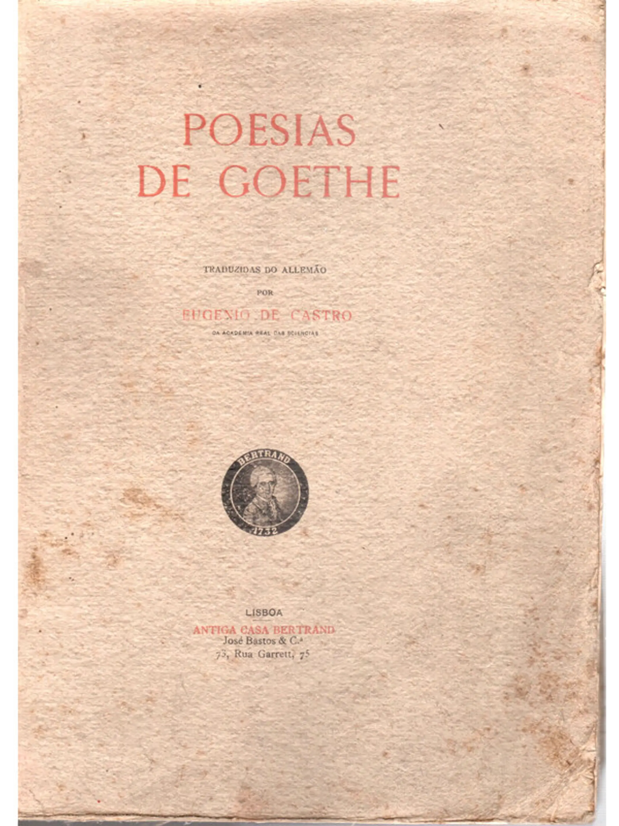 Poesias de Goethe 1